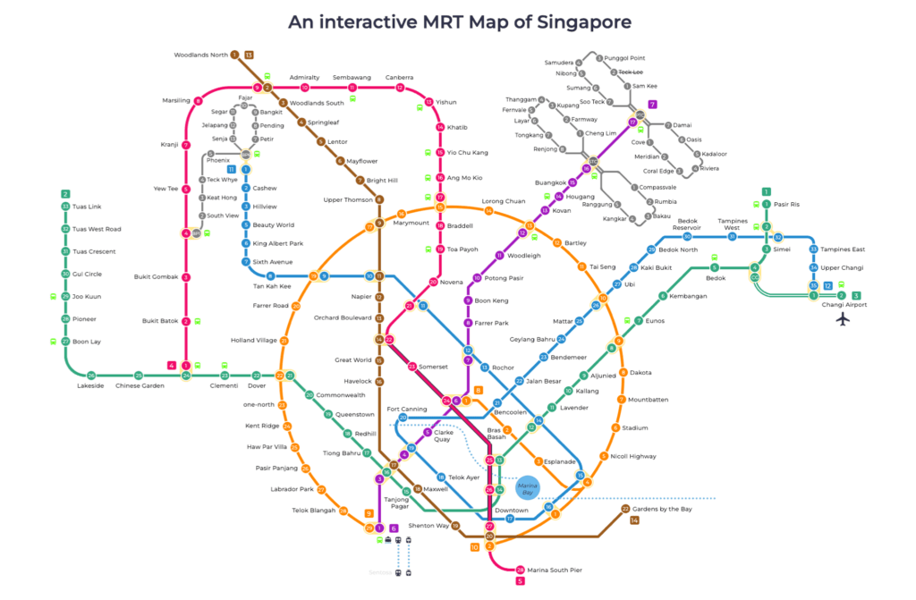 SG MRT Map - MRT Map